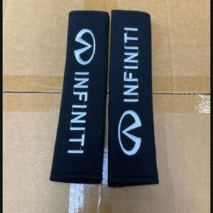 Black Seat Belt Covers for INFINITI